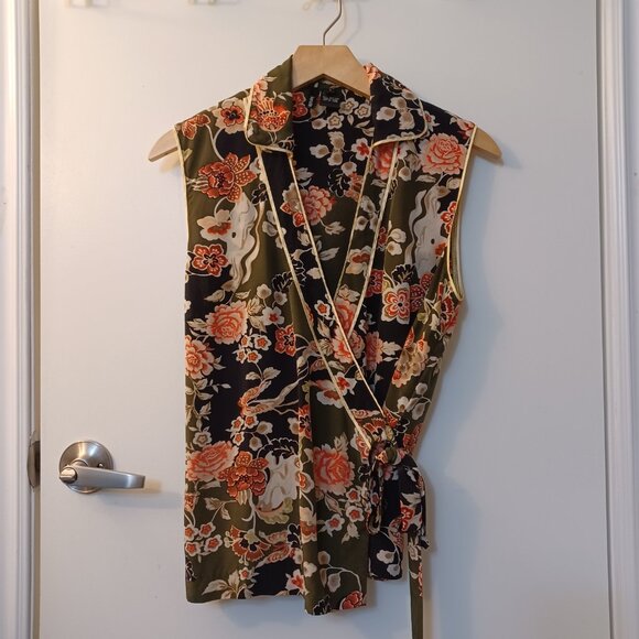 Kensie silk wrap blouse - Picture 3 of 13